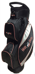 Deluxe Lite Cart Bag Black and Pink